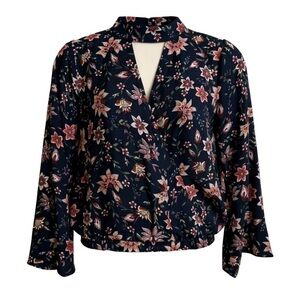 Buckle Daytrip Floral Long Sleeve Blouse Size M #0373